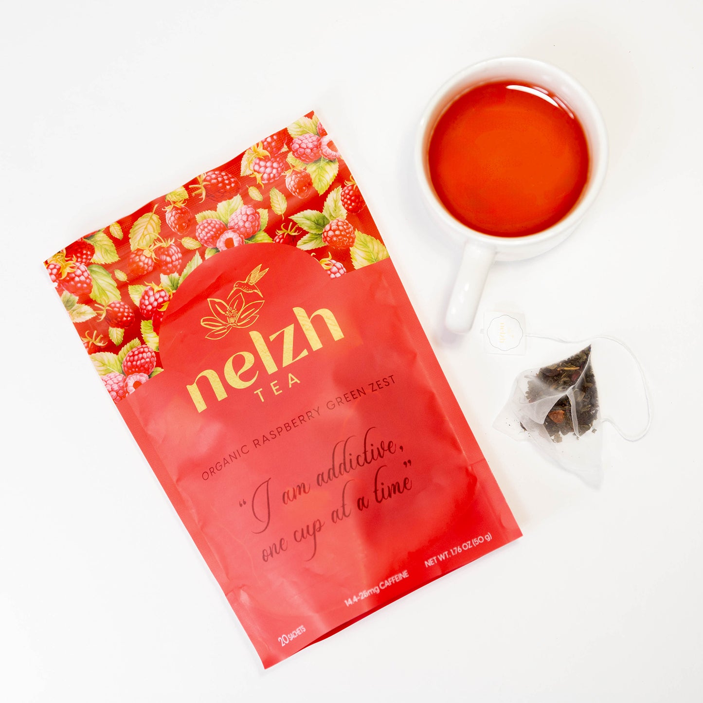 Organic White Apple Sensation Tea | Nelzh Tea – Sweet & Fruity Herbal Blend